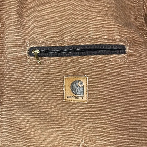 Vintage J97 Carhartt Brown Detroit Jacket - Picture 3 of 5